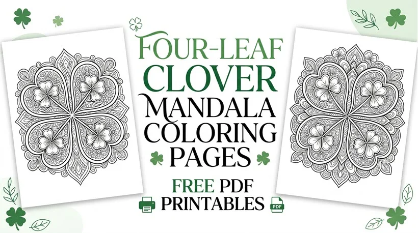 Four-Leaf Clover Mandala